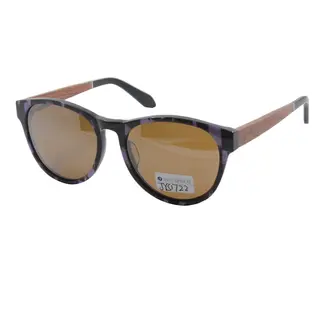Manufacturers Hand Made Women Brown Round Eyewear Acetate Wood Sunglasses